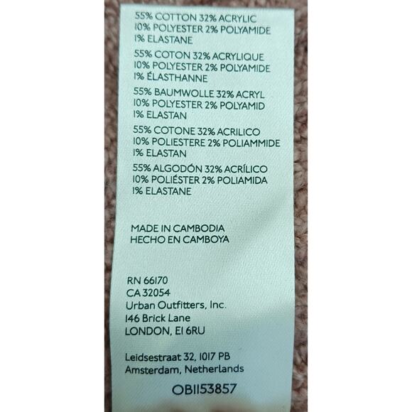 Free People SZ S Brookside Tunic Sweater Alpine Rose Oversized OB1153857 $128 - Picture 8 of 10